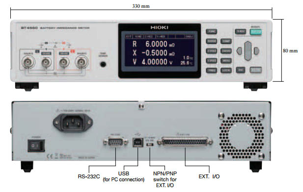 Medidor impedancia de batería BT4560