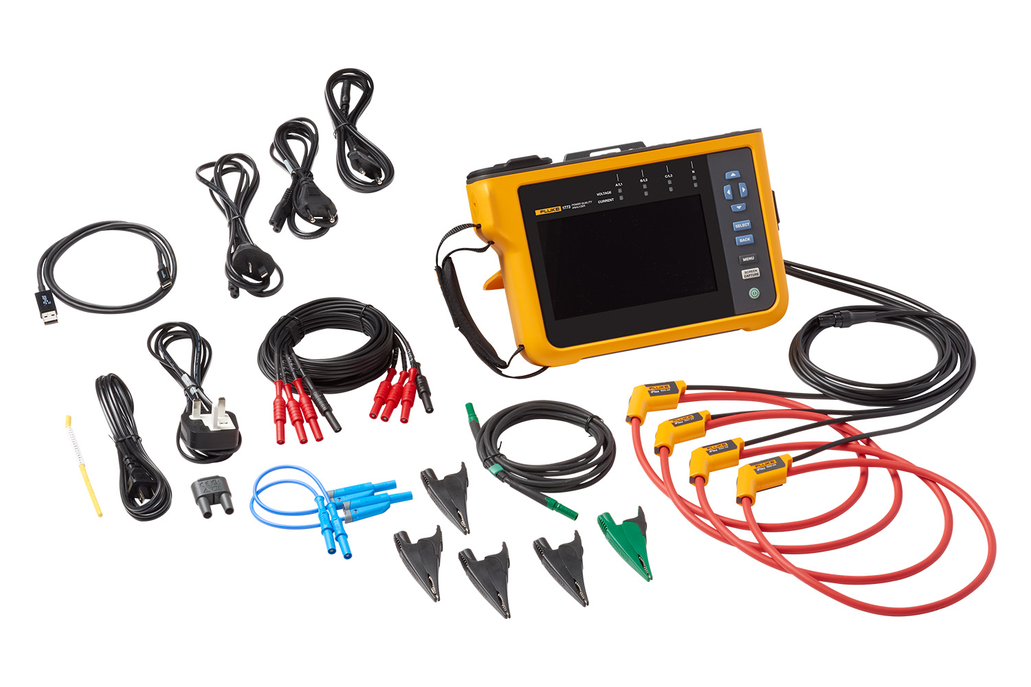 Fluke 1773 Analizador trifásico Calidad Eléctrica