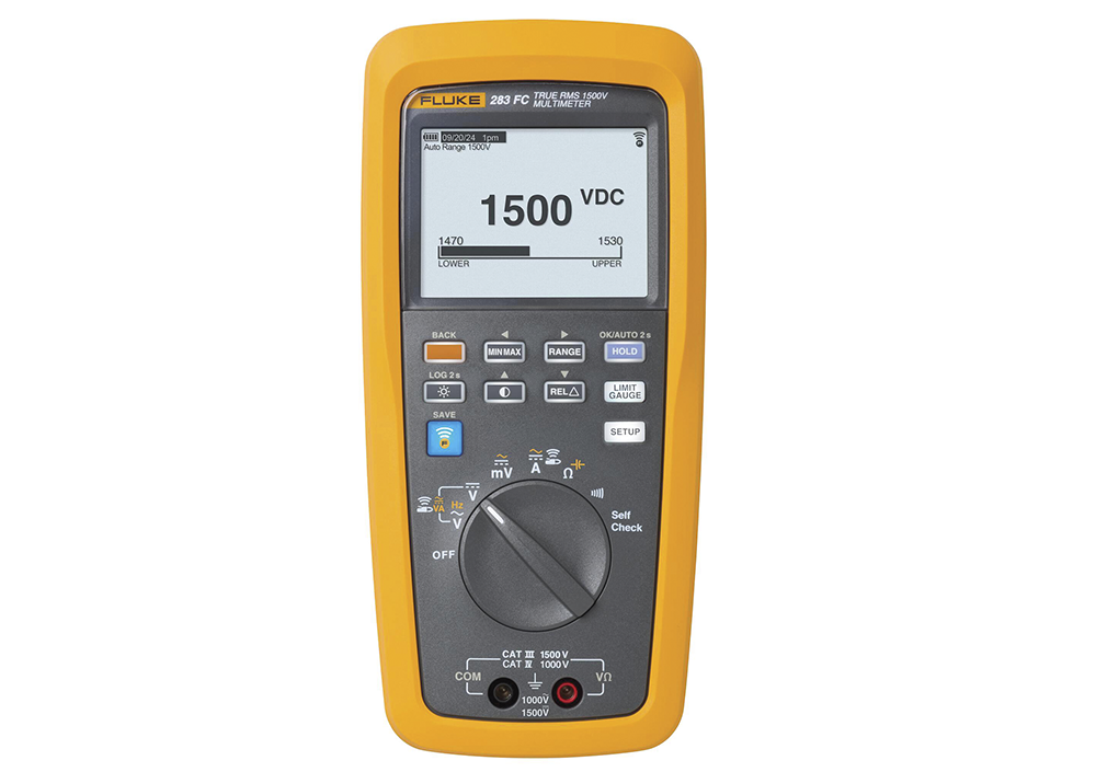 Fluke 283 FC Multímetro digital CAT III 1500 V