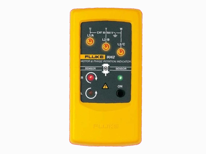 Fluke 9062 indicador rotación de fases y giro de motor