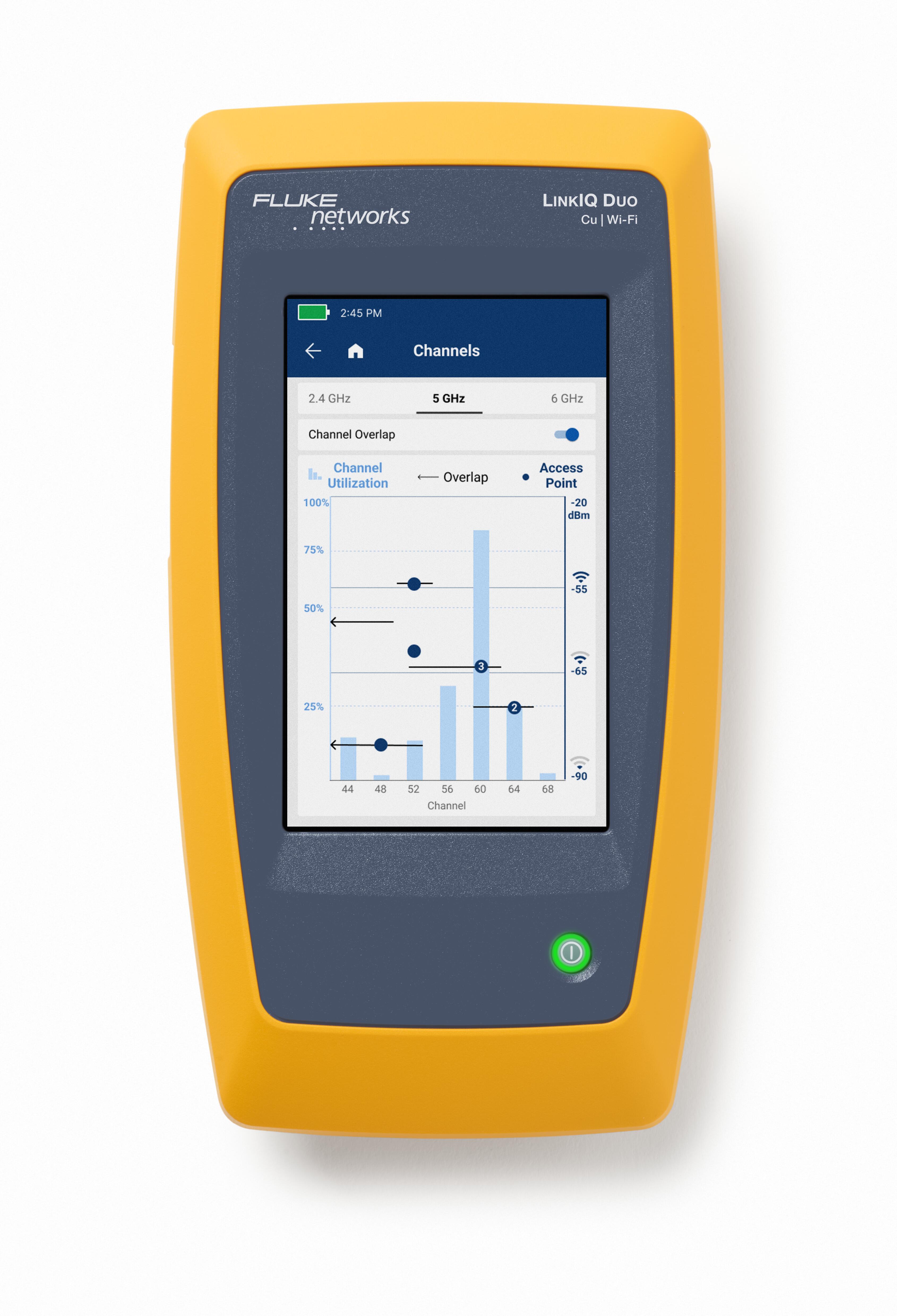Comprobador de cableado y red LinkIQ™ de Fluke Networks